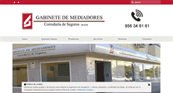 Desktop Screenshot of gabinetedemediadores.com